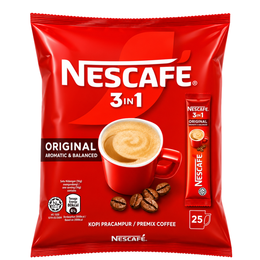 T35004 - Nescafe 3 In 1 Original 24 Bags (25 x 18 g)