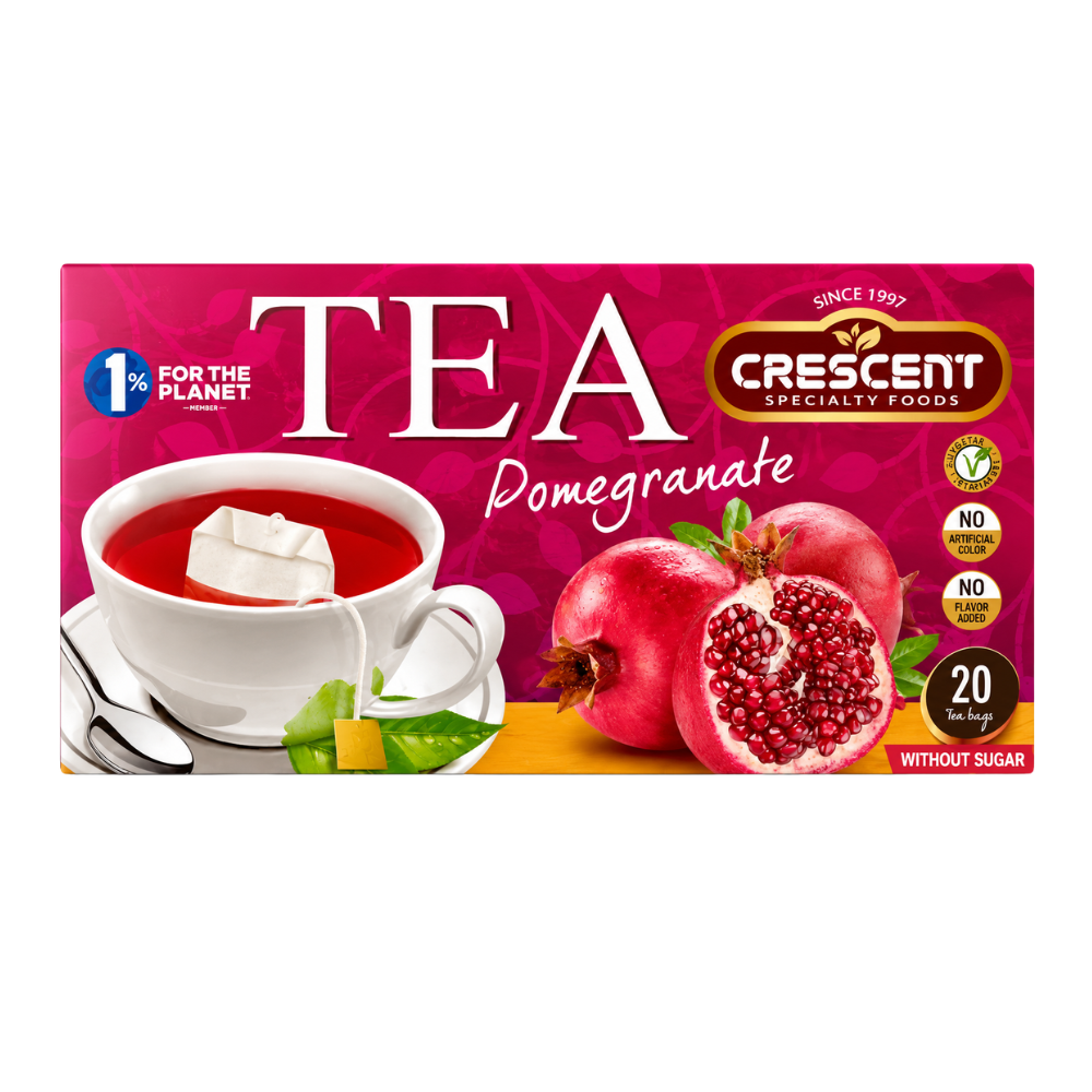 T40A - Crescent Pomegranate Tea Bag (Bags) 48 x 20
