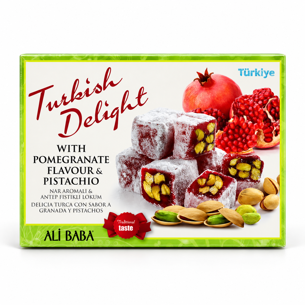 TD0105 - Ali Baba Turkish Delight With pomegranate Flavour  & Pi