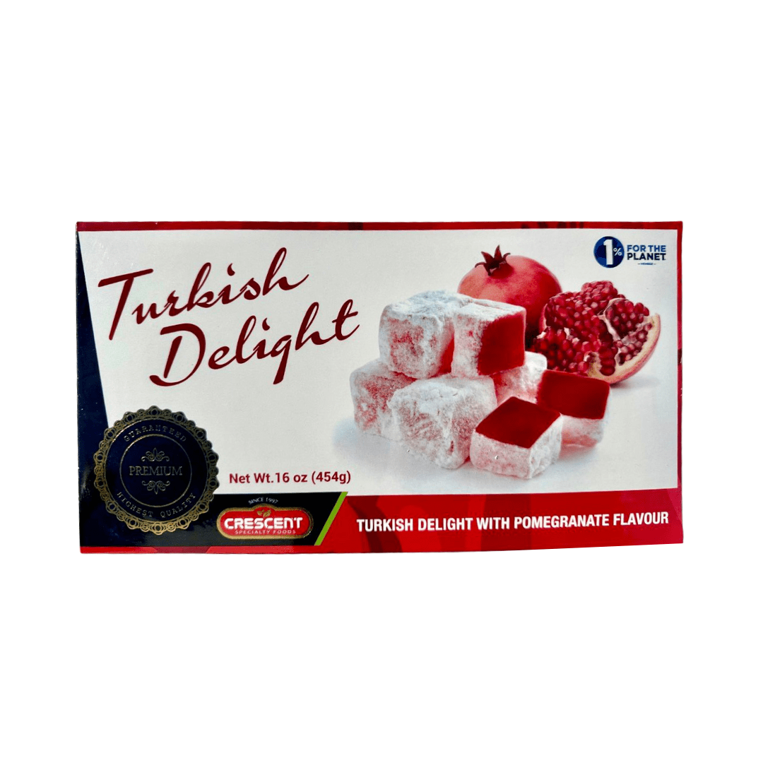 TD01A – Crescent Pomegranate Turkish Delight With 12 x 454 gr