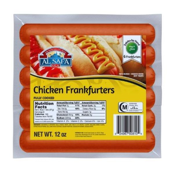 MF19K - Al Safa Chicken Frank 16x12oz