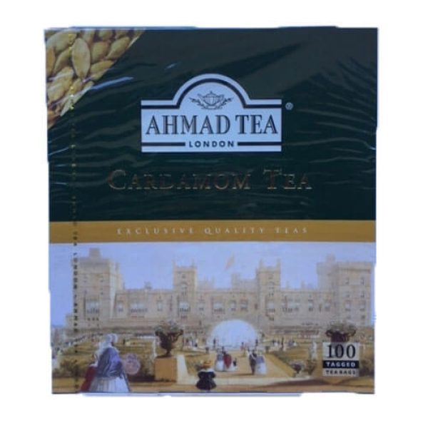 T07K - Ahmad Tea Bag Cardamom 12x100ct. (Tagged)