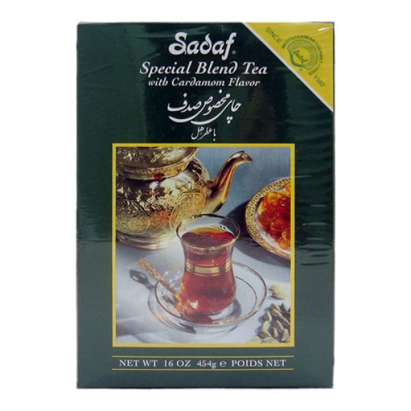 T08 - Sadaf Special Blend Tea Cardamon  24x16oz