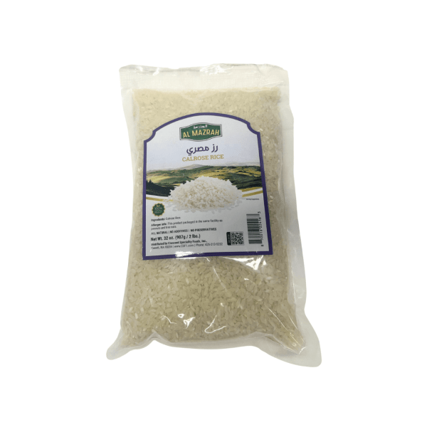 R03C - Al Mazrah Calirose Rice 18 x 32 oz.