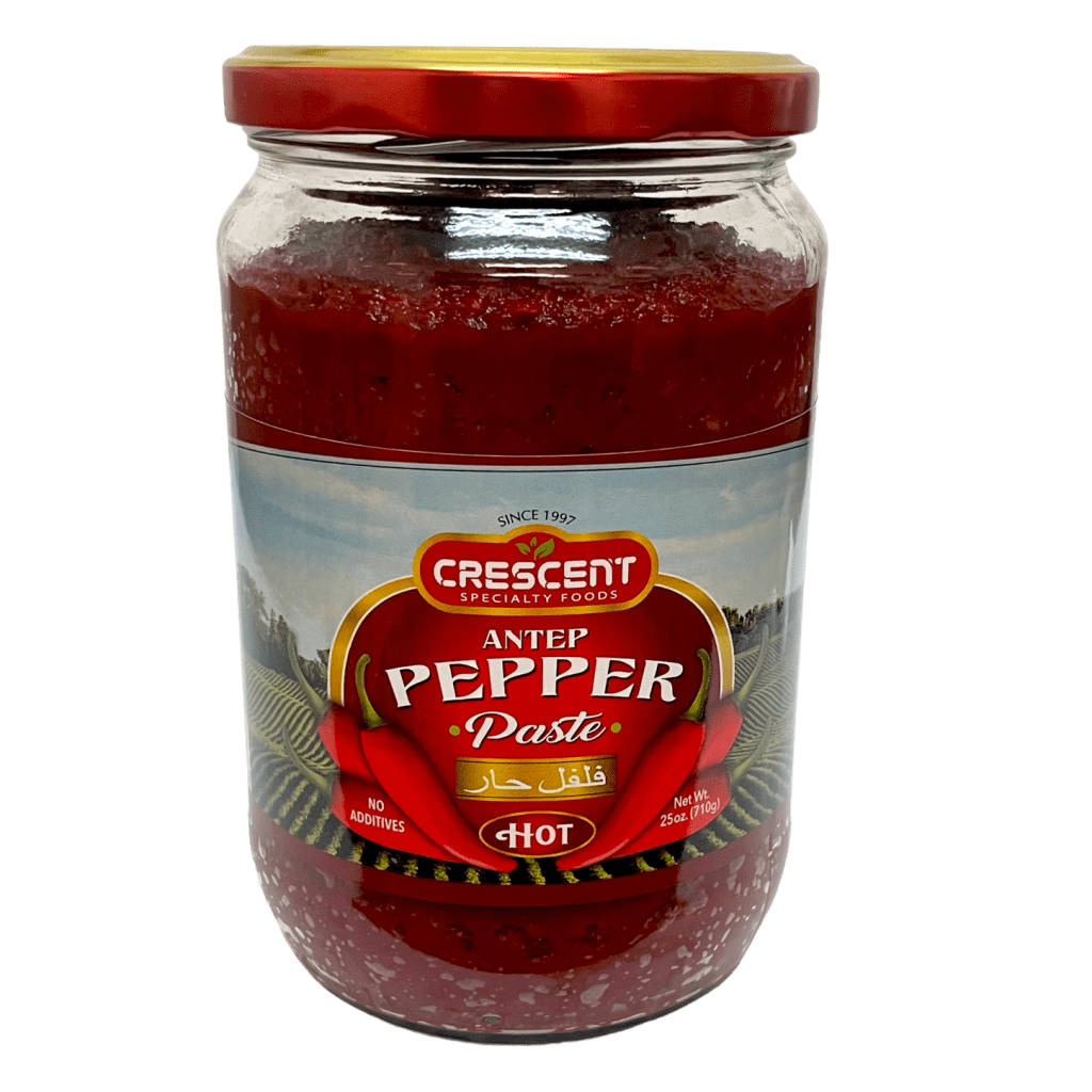 SC04B Crescent Hot Antep Pepper Paste 12 x 710 g Crescent Specialty