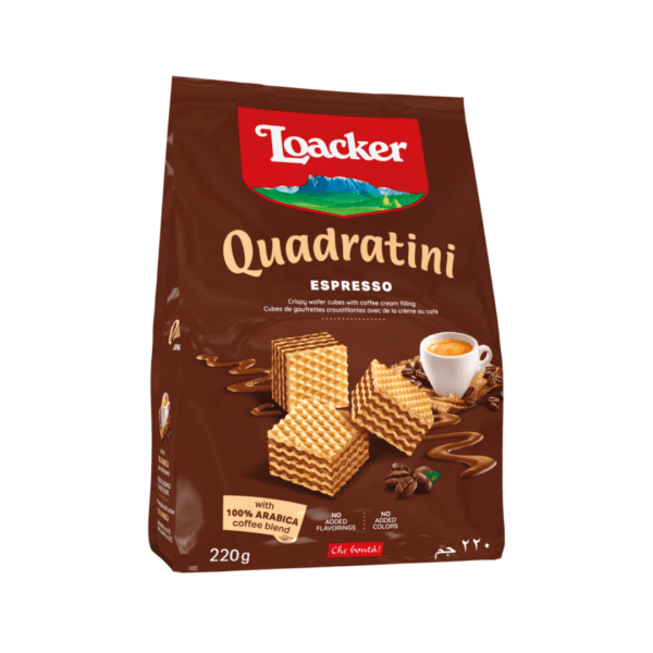 CB41J - Loacker Quadratini Espresso 6 x 220g