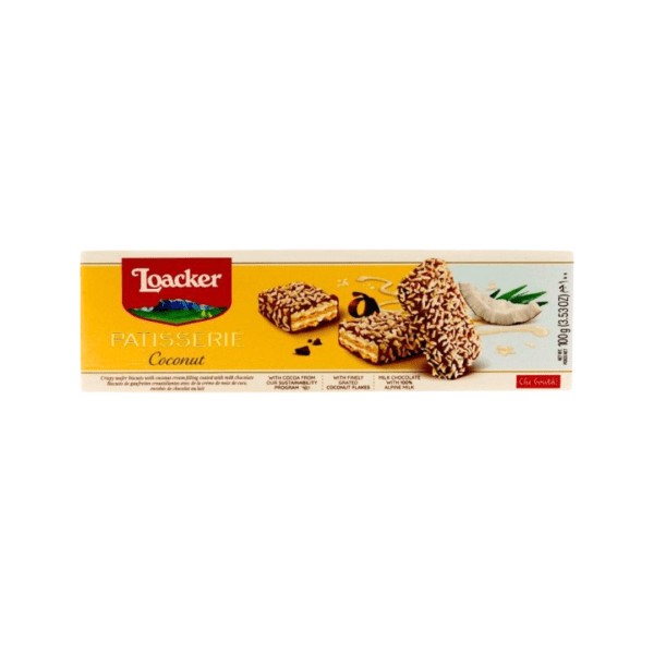 CB44A - Loacker Patisserie Coconut 12 x 100g