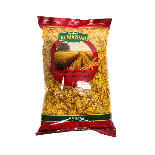 DB18E - Al Mazrah W / Vermicelli Bulgur # 3 12 x 2 lb.