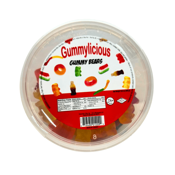 GM09A - Gummylicious Gummy Bears Halal 18 x 300 g