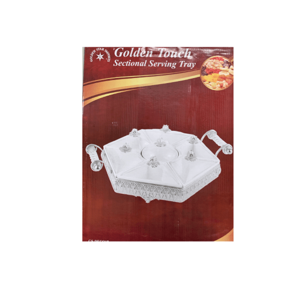KW91CD - GS-DEC017-B 6 Sec/ Silver Serving Tray