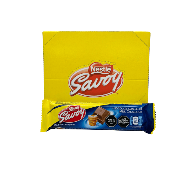 LSW0901 - Nestle Savoy Milk Chocolate 12 x 30 gr ( Yellow)