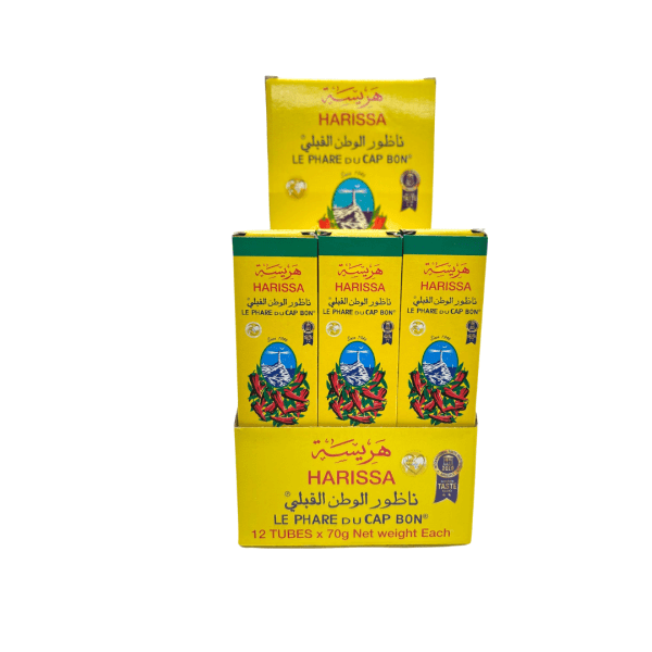 SC13C - Le Phare TUBE Du Cap Bon Harissa Sauce 12 x 70 g