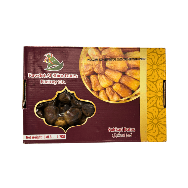DT04E - Rawdet  Fresh Sukkar Al Shirai Dates 6 x 1700 g Carton