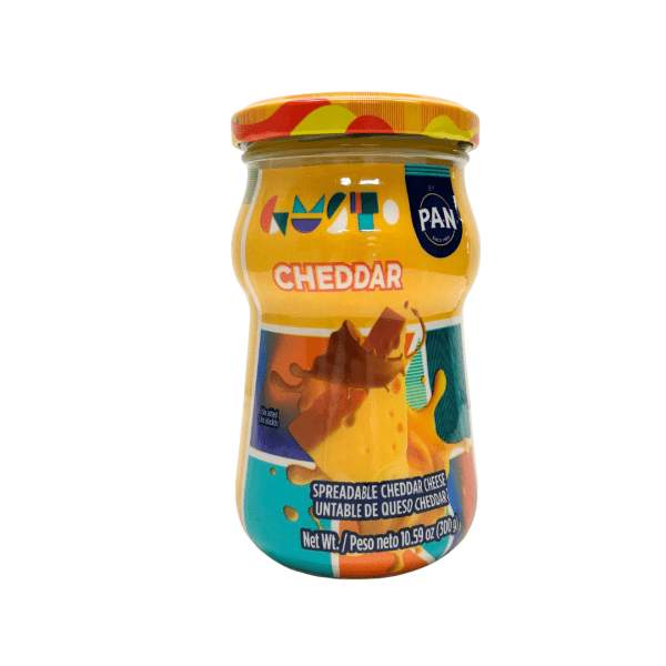 LCH1601 - PAN Spreadable Cheddar,  Queso Cheese 12 x 300g