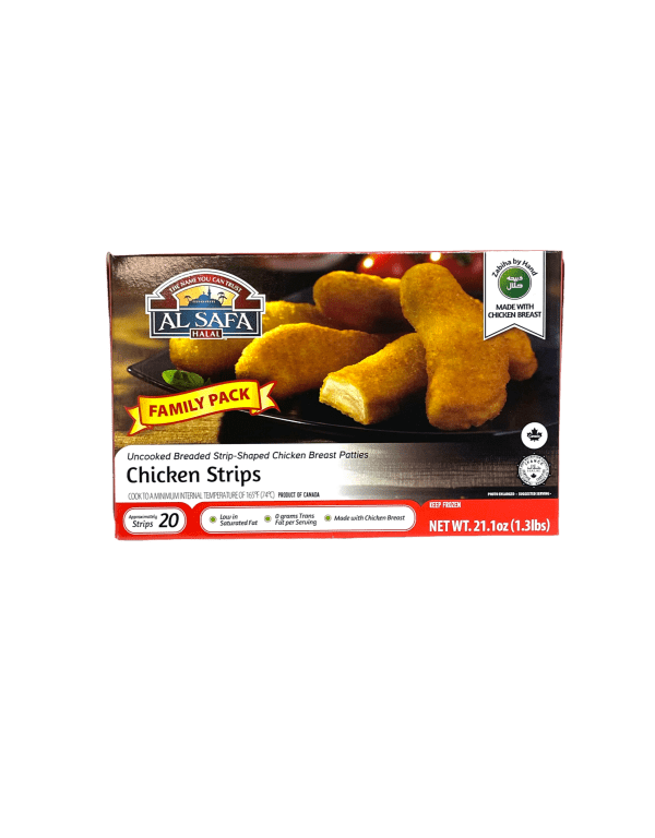 MF19D - Al Safa Breaded Strips Chicken 12 x 1.5 lbs
