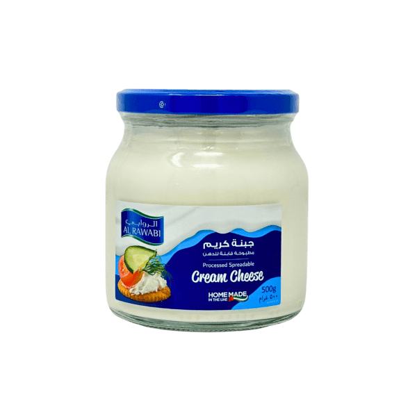 CH39 - AL Rawabi Cream Spread Cheese Glas 8 x 500 gr