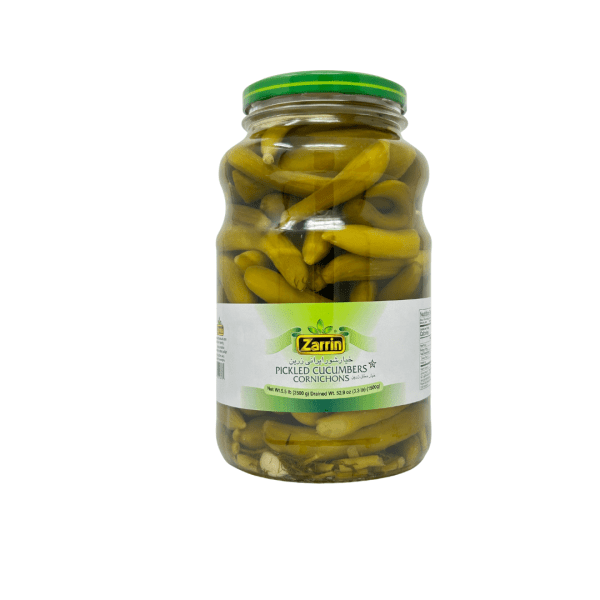 PK30H - Zarrin Pickled Medium Cornicheons Cucumbers 3 x 2650 g