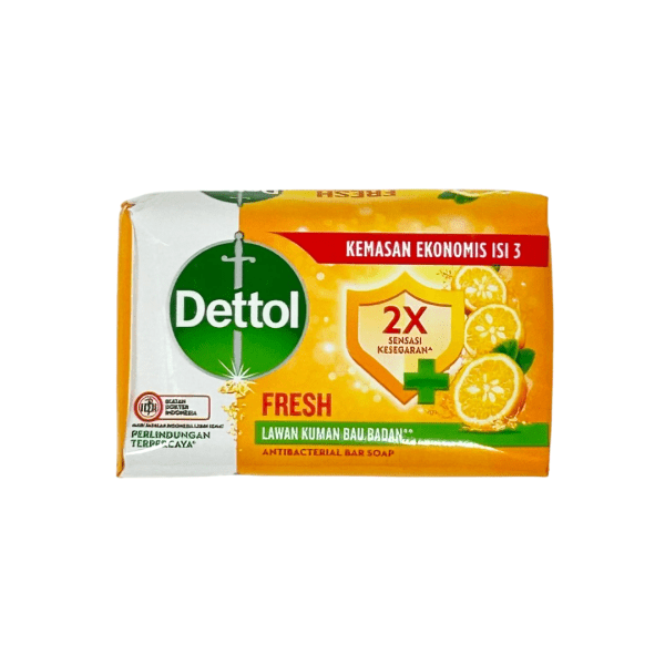 SO02B - Dettol Soap Fresh 6 Bars x 24 x 100 gr  (Orange)