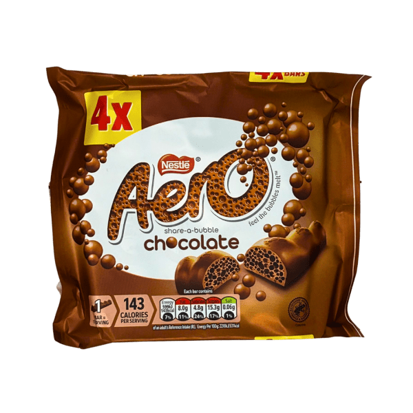 SW0405 - Nestle 14 Aero Bubbly Chocolate Milk 4 Pack ( 4 x 27 gr)