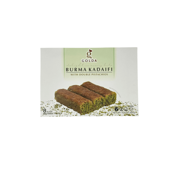 BK1101 - Golda Burma Kadaifi  W/ Double Pistachio 12 x 350 g
