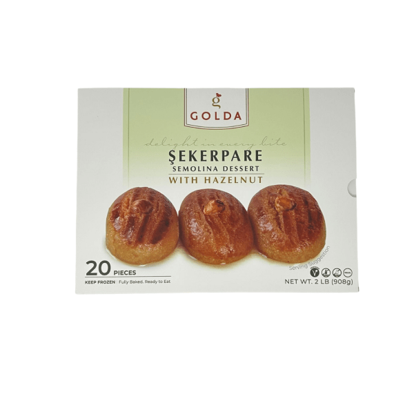 BK1103 - Golda Sekerpare Semolina With Hazelnut Desert 5 x 2 lb