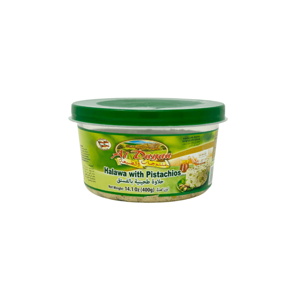 HV0101 - Pistachios Halva,  Al Dayaa Halawa 12 x 14.1 OZ
