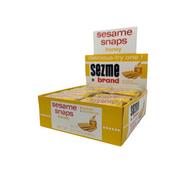 SW22C - Sezme Honey Sesame Snaps 24 x 38g