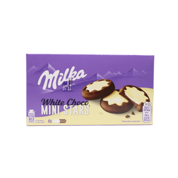 CB3204 - Milka White Choco Mini Stars 16 x 150 gr