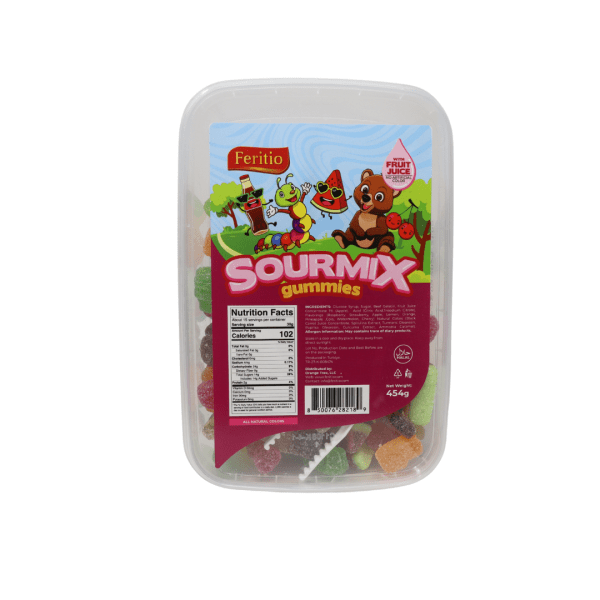 GM0702 - Feritio Gummy Sour Fun Mix 12 x 454g Tubs