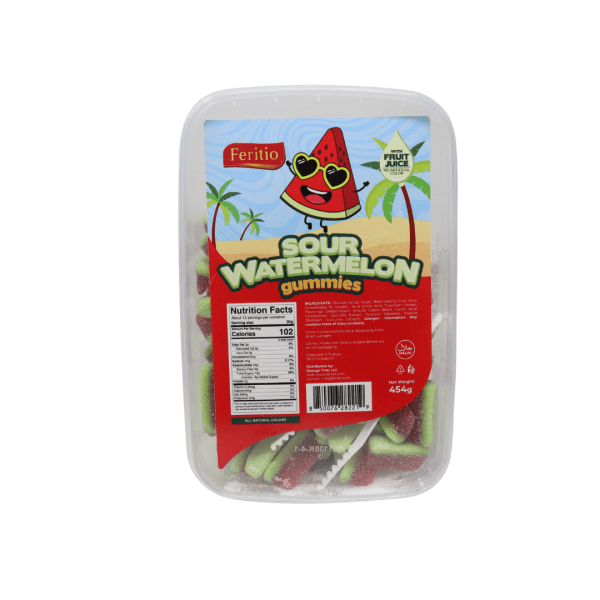 GM0704 - Feritio Gummy Sour Watermelon 12 x 454g Tubs