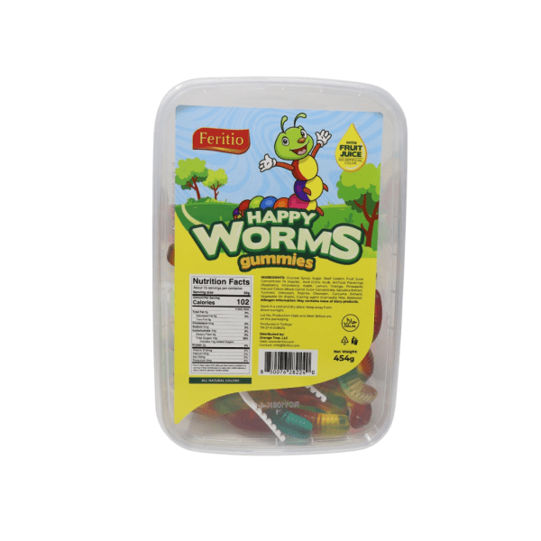 GM0705 - Feritio Gummy S-Worms 12 x 454g Tubs