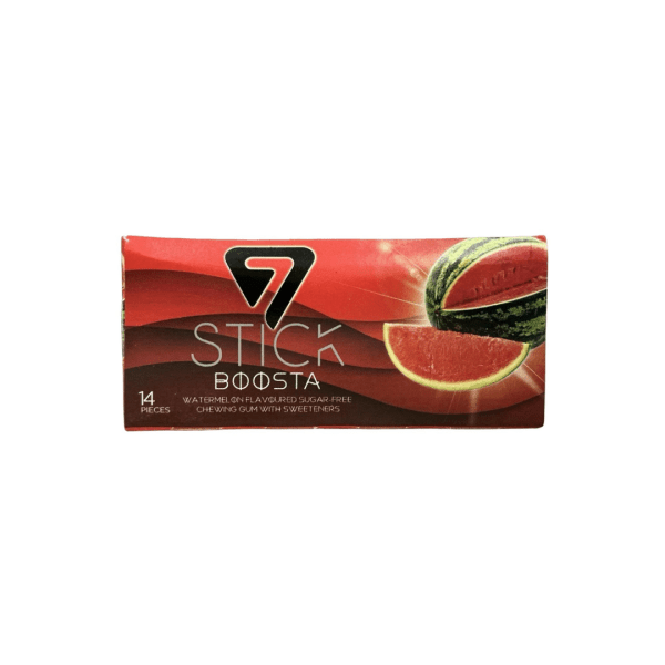 GM0709 - 7Stick Sugar Free Gum Watermelon 12 x 12 x 29g. Pack