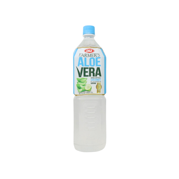 LDK0204 - OKF Aloe Vera Coconut Drink Plastic Bottle 12 x 50.7 oz