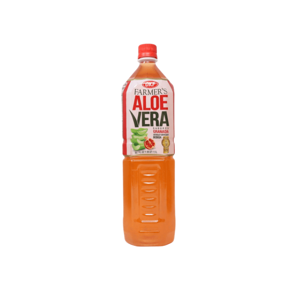 LDK0205 - OKF Aloe Vera Pomegranate Drink Plastic Bottle 12 x 50.7 oz